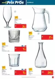 Catalogue METRO page 31: DURALEX Gobelet "Manhattan" €1,93, ARCOROC Carafe "Carre" €24,23