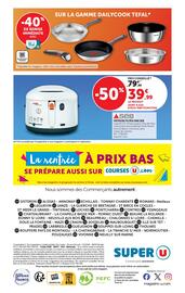 Catalogue Super U | La rentrée à prix bas page 36: SEB FRITURE FILTRA ONE SEB €39,99