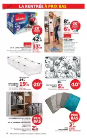 Catalogue Super U | La rentrée à prix bas page 12: Boîtes de rangement €19,99, Tapis diatomite souple €5,99