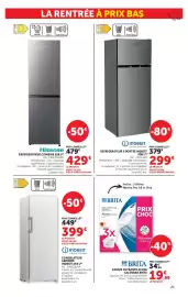 Catalogue Super U | La rentrée à prix bas page 21: Hisense REFRIGERATEUR COMBINE 256 L €429,00