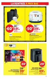 Catalogue Super U | La rentrée à prix bas page 3: SEVERIN AIRFRYER 7L SEVERIN €49,99, SEB FRITEUSE FILTRA ONE SEB €39,99