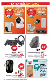 Catalogue Super U | La rentrée à prix bas page 30: Trust Ensemble de bureau 4 en 1 pour télétravailler €14,99