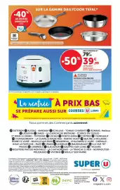 Catalogue Super U | La rentrée à prix bas page 36: SEB FRITURE FILTRA ONE SEB €39,99