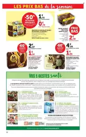 Catalogue U Express page 12: MAGNUM BATONNETS CREME GLACEE €4,01, Magnum Batonnets Glaces €6,86