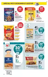 Catalogue U Express page 14: CEREALES FOURREES U €3,11, U Biscuits Petit Dejeuner Pepites De Chocolat €2,71