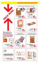Catalogue U Express page 3: ÉCLAIRS €3,99, PATE DE CAMPAGNE €1,30