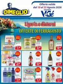 Volantino DiMeglio Pagina 1: Bagnodoccia Felce Azzurra €1,99, Barattolino Classico Sammontana €2,89