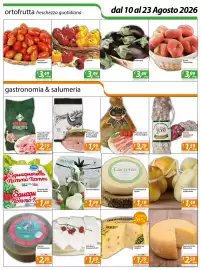 Volantino DiMeglio Pagina 2: Pesche Tabacchiere €3,99, Caprino Semistagionato €2,39