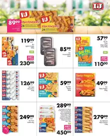 Save Hyper catalogue Page 14: I&J Frozen Baby Hake €85,99, I&J Crumbed Portions €450,00