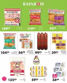 Save Hyper catalogue Page 15: Goldi Chicken Strips/Burgers €39,99, Delite Chicken Polony €99,99