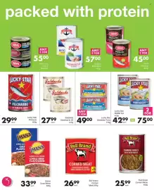 Save Hyper catalogue Page 19: Lucky Star Shredded Tuna €49,00, Saldanha Sardines In Oil €27,99
