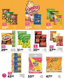 Save Hyper catalogue Page 40: Simba Chipniks €21,99, Fritos Barbecue Flavoured Corn Chips €39,00