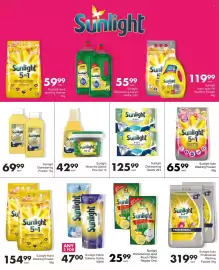 Save Hyper catalogue Page 71: Sunlight Dishwashing Tablets €125,99, Sunlight Auto Washing Powder €65,99