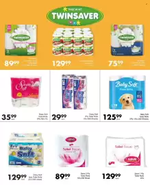 Save Hyper catalogue Page 78: Swan Soft Toilet Rolls 2Ply Mini 9's €35,99, Daisy Soft 1Ply Toilet Rolls €29,99