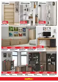 Baumax leták Strana 4: Regál tower €1.599,00, Rico psací stůl €1.349,00