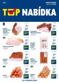 Makro leták Strana 2: PRAŽSKÁ ŠUNKA NA KOSTI NEJVYŠŠÍ JAKOSTI Z.T.S €136,00, STEINHAUSER UZENÁ PLEC BEZ KOSTI €118,90