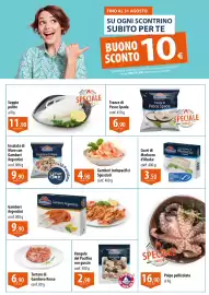 Volantino Crios Pagina 2: Vongole del Pacifico con guscio €2,90, Trance di Pesce Spada €6,90