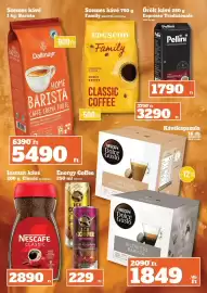 Vil-For akciós újság hét 33 Oldal 14: Pellini espresso tradizionale €1.790,00, Eduscho family classic coffee €4.387,00