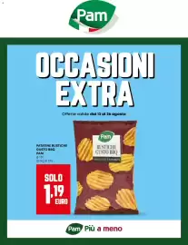 Volantino Pam Pagina 1: Patatine rustiche gusto BBQ Pam €1,19