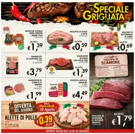 Volantino Coal Pagina 5: Hamburger di suino con salsa BBQ €1,39, Hamburger di scottona AIA €3,79