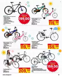 Volantino Interspar Pagina 13: City bike donna/uomo Esperia €209,00, MTB 14" bambina/bambino Esperia €119,00