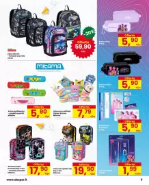 Volantino Interspar Pagina 5: Zaino New Fit - fantasie assortite Seven €59,90, Astuccio Upside 1 zip Boy o Girl Mitama €19,90