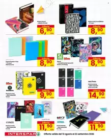 Volantino Interspar Pagina 6: Diario Seven / SJ Gang €8,90, Diario scuola - diari assortiti Comix €11,90