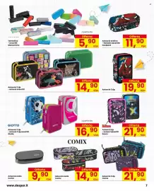 Volantino Interspar Pagina 7: Astuccio 3 zip - astucci assortiti €14,90, Astuccio ovale Comix €14,90