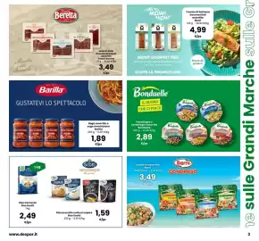 Volantino Interspar Pagina 3: Riso Scotti €1,59, Trancio di Salmone Gourmet Deli assortito Mowi €4,99