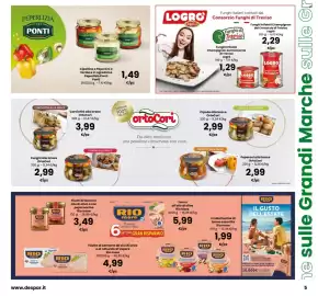 Volantino Interspar Pagina 5: Cipolline Peperonia Ponti €1,49, Peperoni alla brace OrtoCori €2,99
