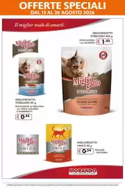 Volantino Eurospesa Pagina 13: Migliorgatto Unico Mousse Tacchino €0,54, Migliorgatto sterilized €1,45