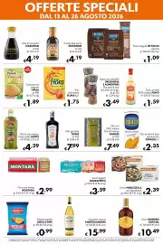 Volantino Eurospesa Pagina 5: Olio di oliva vergine DANTE €4,29, Aceto di mele PONTI €1,59