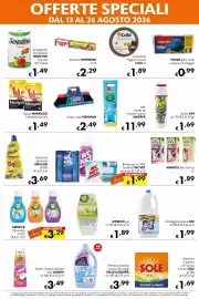 Volantino Eurospesa Pagina 8: Lavaincera Emulsio €3,69, Clorex VIM €1,69