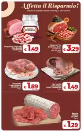 Volantino Coop Radenza Pagina 11: Prosciutto Crudo Siciliano Mulinello €1,89, Salame Milano Raspini €1,29