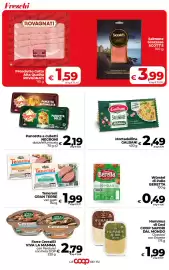 Volantino Coop Radenza Pagina 16: Teneroni Gran Terre €1,99, Würstel di Pollo Beretta €0,49