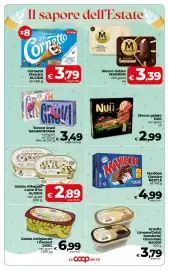 Volantino Coop Radenza Pagina 24: Gelato Soft Algida €1,99, Stecco Gelato FERRERO €2,99