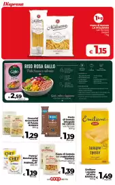 Volantino Coop Radenza Pagina 26: Sugo al Tonno I Toscanacci €2,99, Gran Pesto Tigullio €1,99