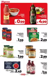 Volantino Coop Radenza Pagina 27: Pesto di Pistacchio €3,99, Sottoli Funghetti SACLÀ €2,99