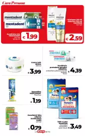 Volantino Coop Radenza Pagina 40: Additivo igienizzante Omino Bianco €4,79, Ammorbidente concentrato Deox €1,59