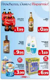 Volantino Coop Radenza Pagina 4: Vecchio Amaro del Capo €9,95, Bagnodoccia INFASIL idratante €1,69