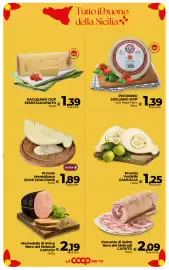 Volantino Coop Radenza Pagina 5: Provola Verdello Camuglia €1,25, Pecorino Siciliano DOP con Pepe Nero €1,39