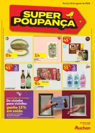 Folheto Auchan semana 33 Página 1: Numa Seleção de Gelados Magnum, Melão Pele de Sapo €0,89