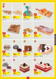 Folheto Auchan semana 33 Página 7: Línguas Veado €4,49, Cheesecake de Frutos Silvestres €7,69