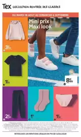 Catalogue Carrefour Market | TEX, LES BASIQUES C'EST NOUS. LA VIE QUI VA AVEC, C'EST VOUS. page 5: Tex Le t-shirt €1,50