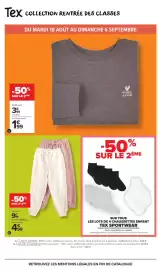 Catalogue Carrefour Market page 6: B Joggings €4,99, More amer €1,99