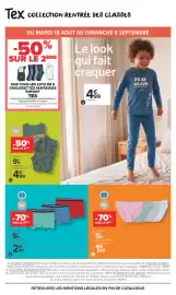 Catalogue Carrefour Market | TEX, LES BASIQUES C'EST NOUS. LA VIE QUI VA AVEC, C'EST VOUS. page 7: Tex Pyjama €4,99