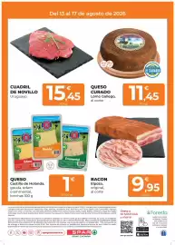 Folleto SPAR Gran Canaria Página 2: Castillo de holanda - queso €1,00, Cuadril de novillo €15,45