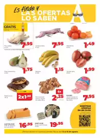 Folleto Alimerka Página 2: Saint agur - queso azul frances €19,95, Pera conferencia €1,75