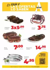 Folleto Alimerka Página 3: Andarica €5,00, Sardinas €4,95