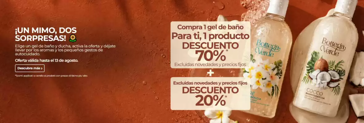 Bottega Verde (válido hasta el 13-08)